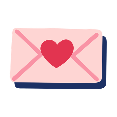 Icône carton invitation